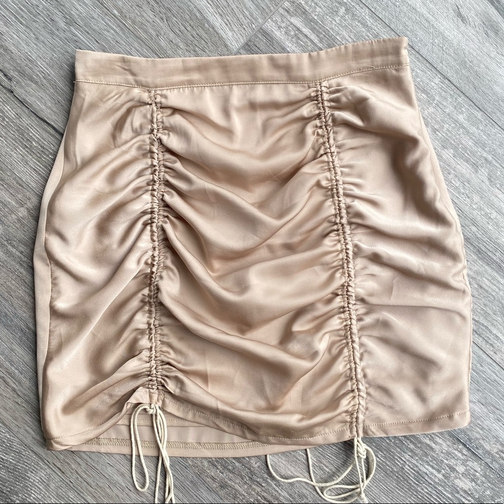 Adika Ruched Mini Skirt